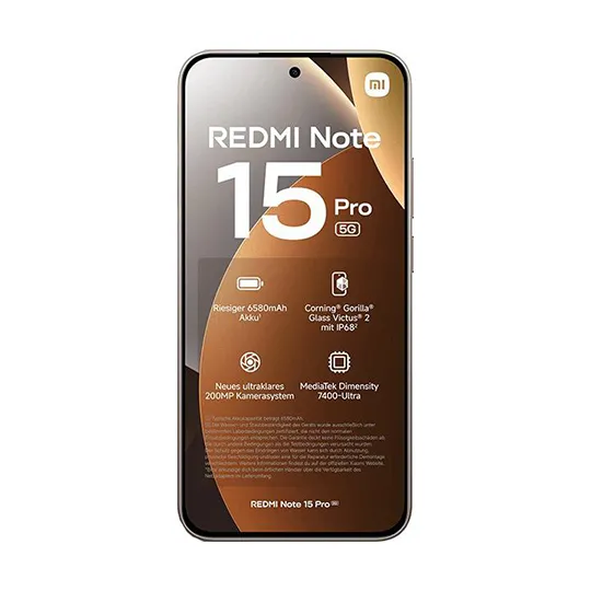 موبايل شاومي Redmi Note 15 Pro 4G – 12GB – 512GB